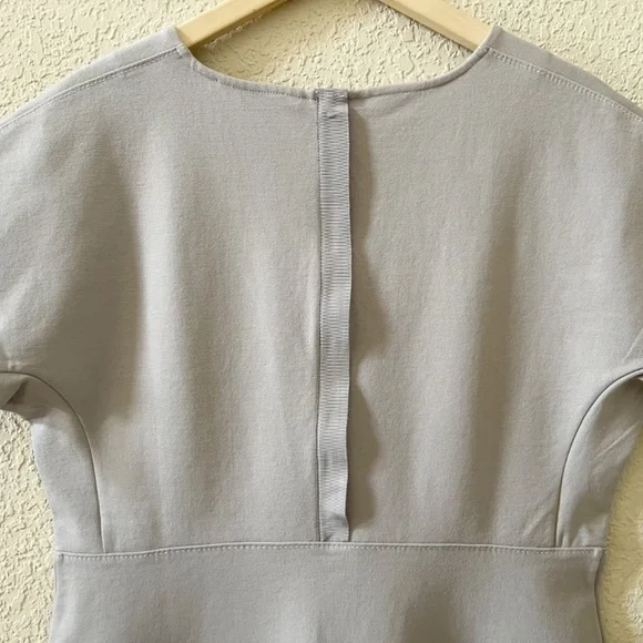 Winser London Dress Miracle Katherine Sheath Classic Work Office Minimal Gray 16 - Picture 6 of 11